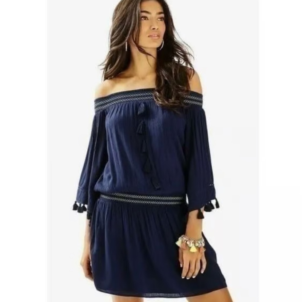 Lilly Pulitzer - Joelle Dress - True Navy - L